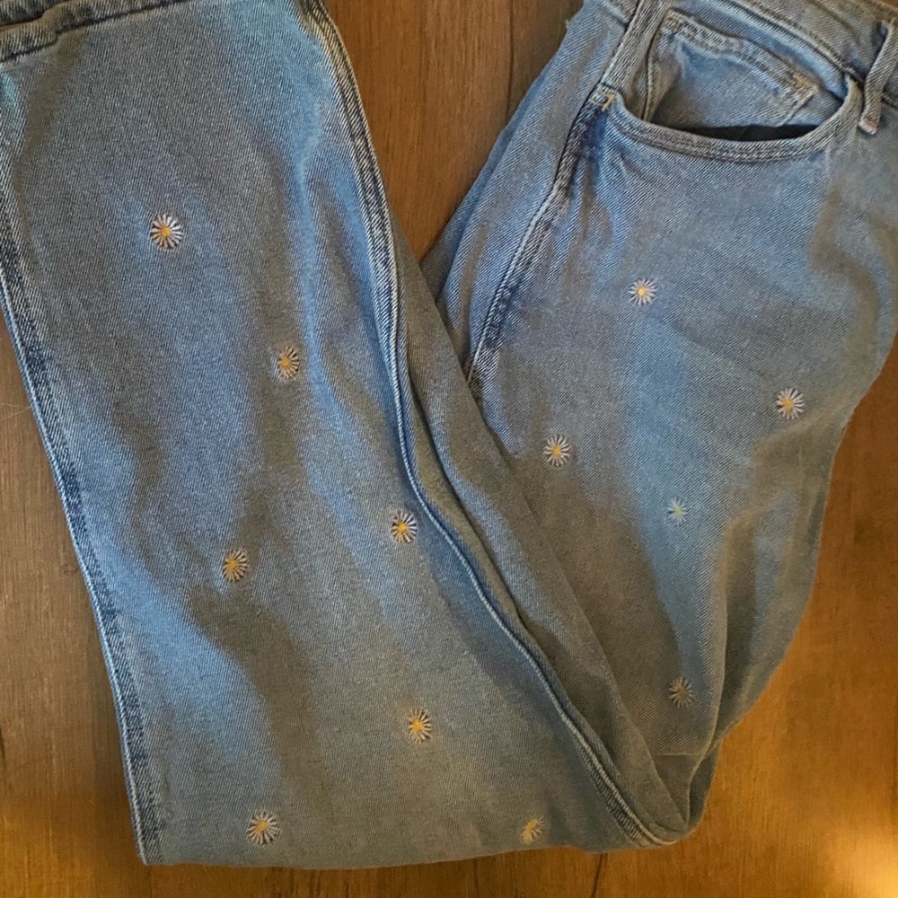 Hollister Flower Mom Jeans